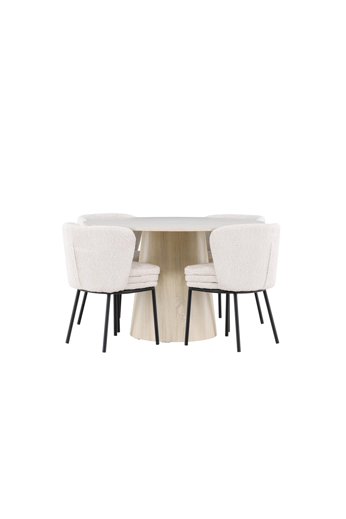 Lanzo Dining Table with Agnes Chairs
