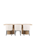 Olivia Dining Table with Agnes Chairs