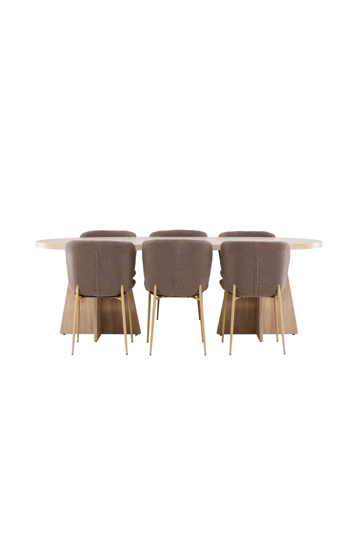 Bootcut Dining Table with Modesto Chairs