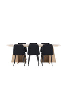 Bootcut Dining Table with Night Chairs