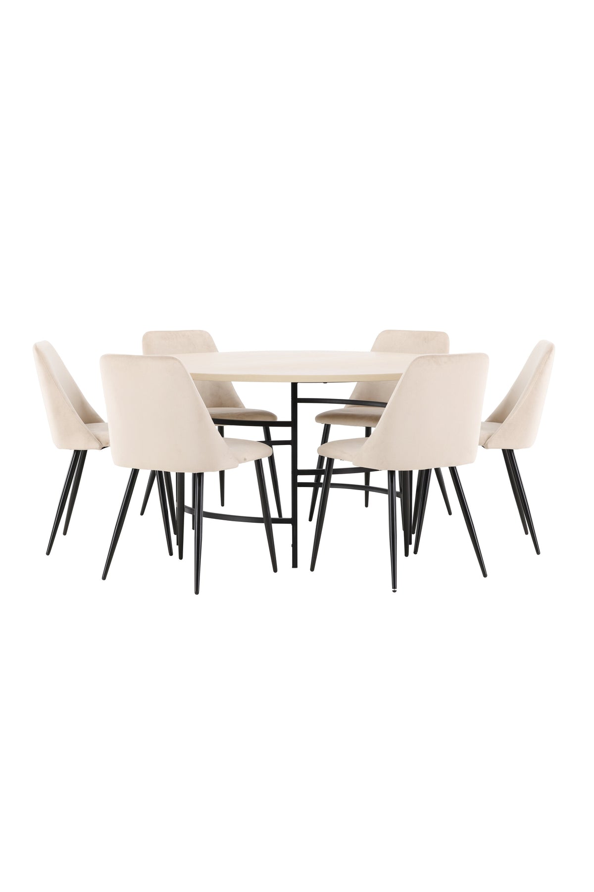 Copenhagen Dining Table with Night Chairs