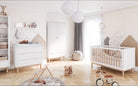 Maja Bed/Cot 3, growing functions 140x 70 cm White color - Scandinavian Stories by Marton