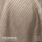 STOCKHOLM 4 - seater sofa/single bed Exclusive Corduroy Mole removable & washable cover - Scandinavian Stories by Marton